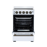 Forno Loiano 24 Inch Freestanding Electric Range in White