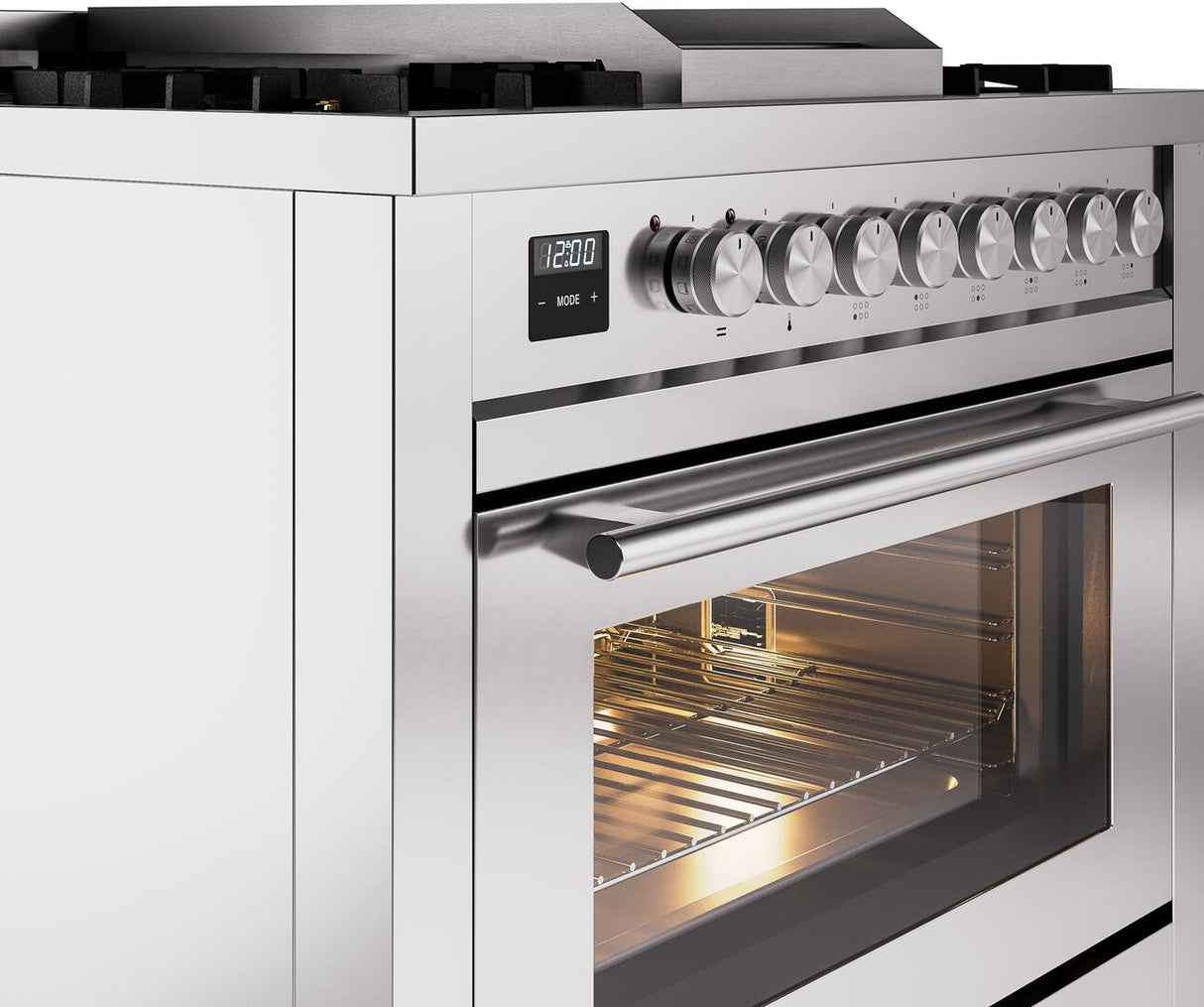 Professional Plus II 36 Inch Dual Fuel Liquid Propane Freestanding Range in Stainless Steel with Trim