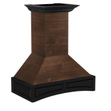 ZLINE Wooden Wall Mount Range Hood in Antigua and Walnut - Includes Dual Remote Motor (321AR-RD) [Size: 36 Inch, CFM: 700]