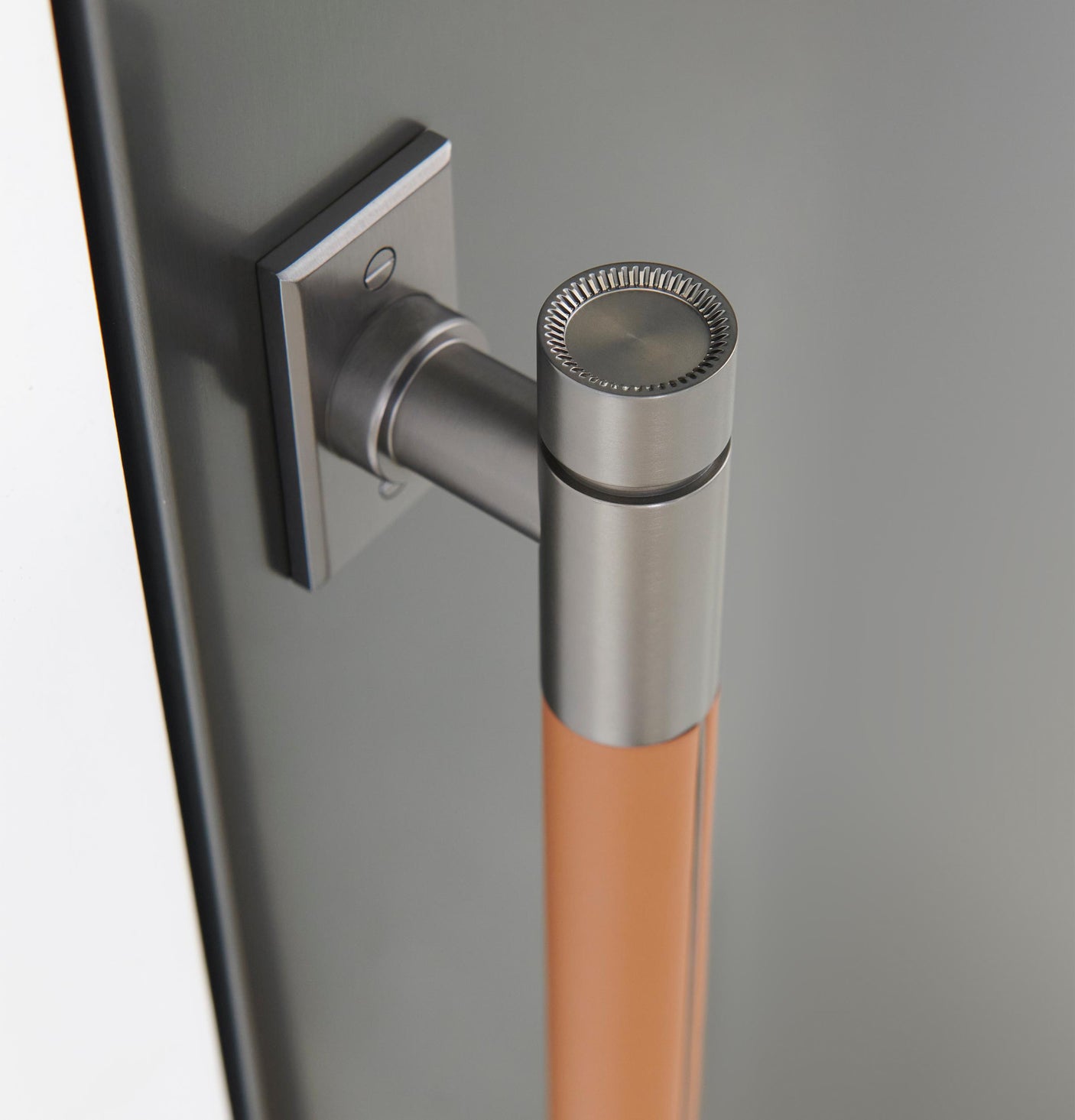 Monogram Column Handle Kit Titanium Designer Collection