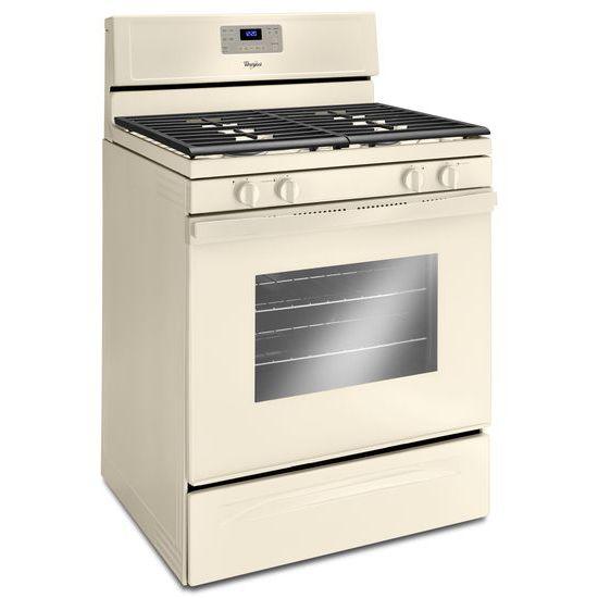 Whirlpool® 5.0 Cu. Ft. Freestanding Gas Range with AccuBake® Temperature Management System - Biscuit-on-Biscuit