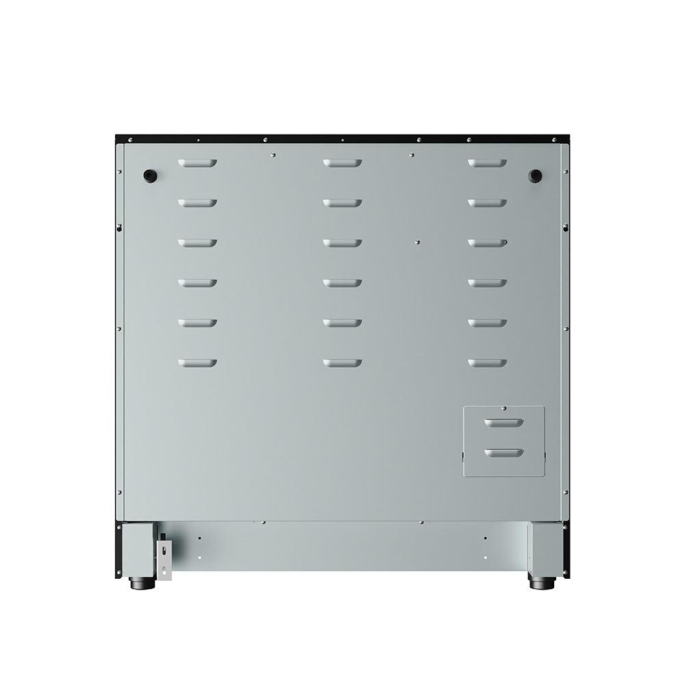 36 Inch Electric Range In Black - Contemporary Professional