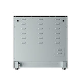36 Inch Electric Range In Black - Contemporary Professional