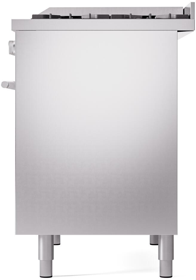 Professional Plus II 40 Inch Dual Fuel Liquid Propane Freestanding Range in Stainless Steel with Trim