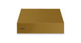 36"W. 18"H. Wall Hood (Finish: Golden Hour, Trim: Brushed Brass)