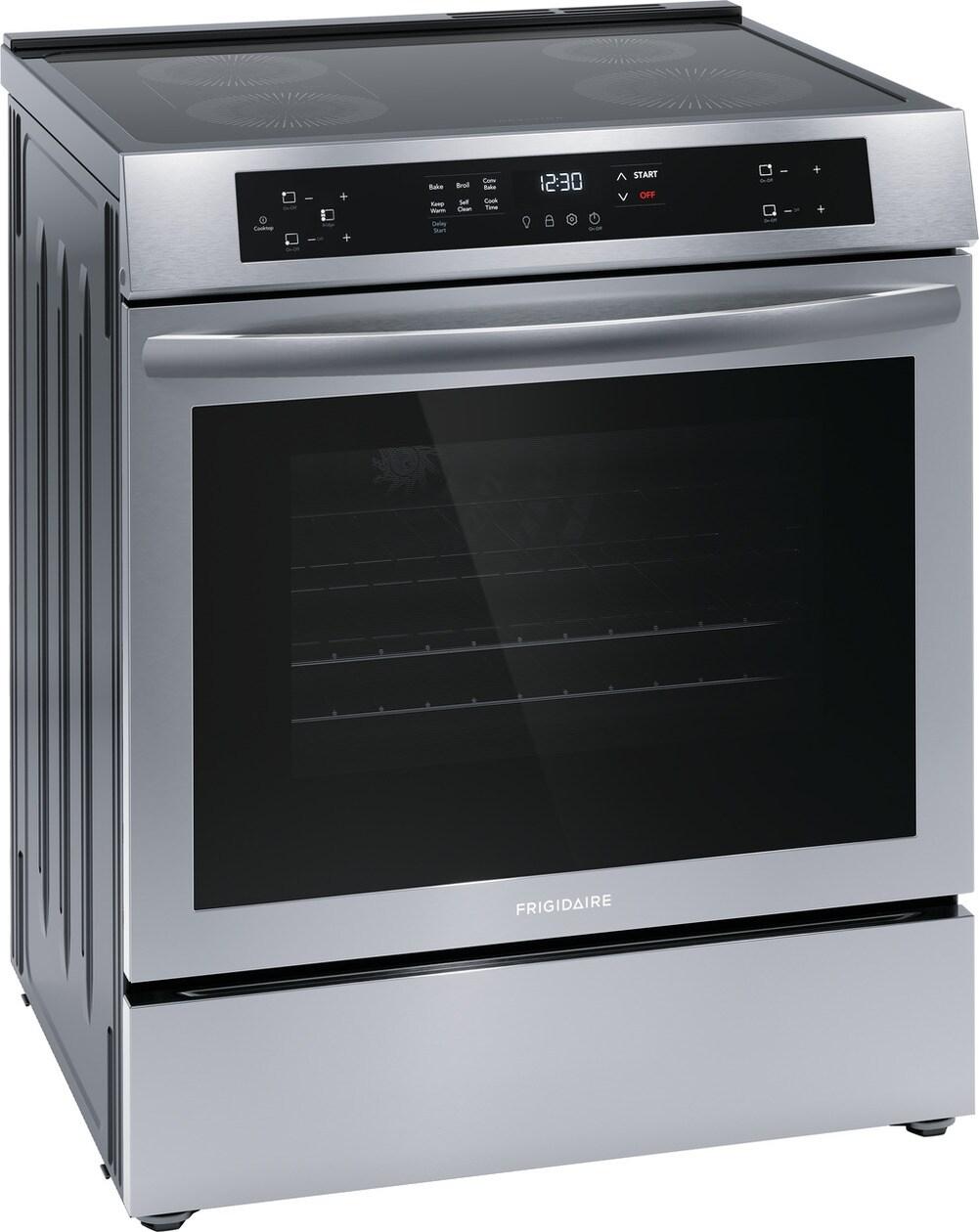 30" Front Control Induction Range with Convection Bake