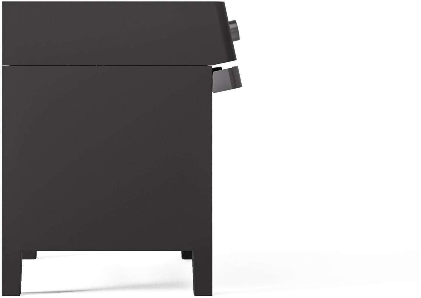 Panoramagic 36 Inch Electric Freestanding Range in Matte Black with Trim