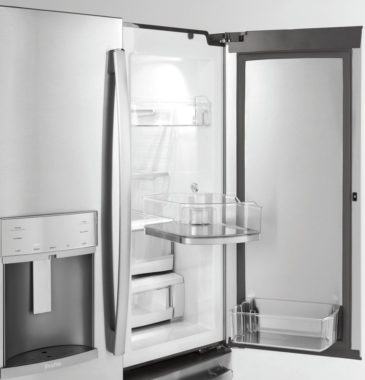 GE Profile™ Series 22.1 Cu. Ft. Counter-Depth French-Door Refrigerator with Door In Door and Hands-Free AutoFill