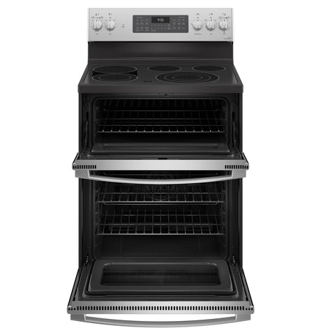 GE Profile™ 30" Smart Free-Standing Electric Double Oven Convection Range with No Preheat Air Fry