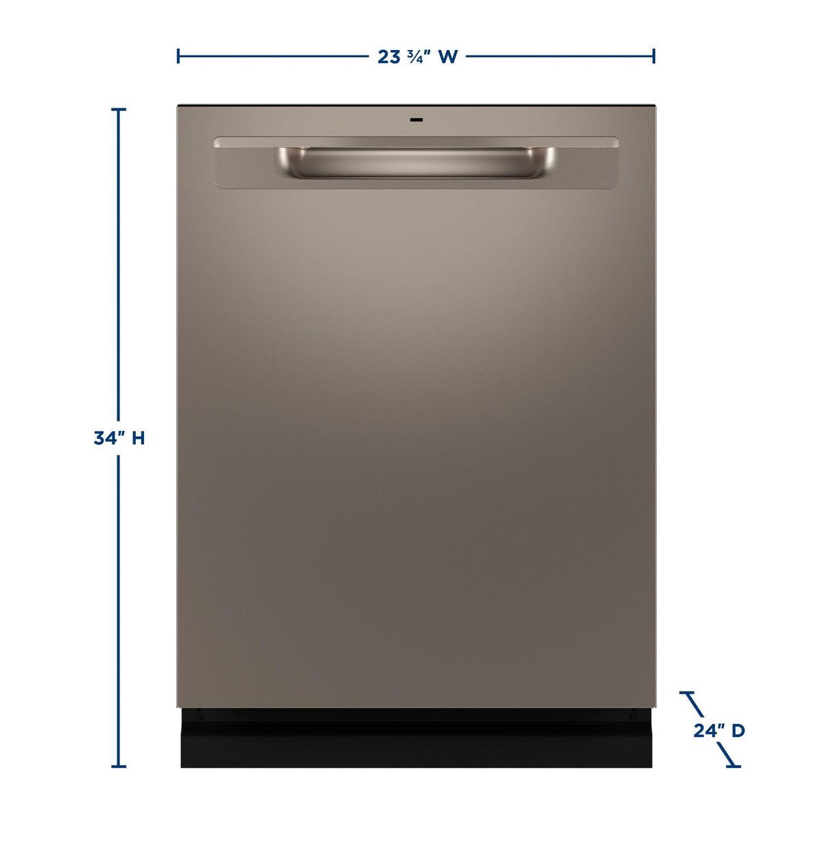 GE® ENERGY STAR® Fingerprint Resistant Top Control with Stainless Steel Interior Dishwasher with Sanitize Cycle