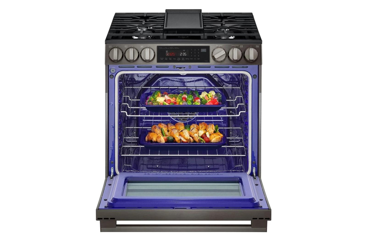 6.3 cu ft. Smart Gas Slide-In Range with ProBake Convection® InstaView®, and Air Fry