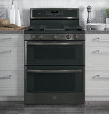 GE Profile™ 30" Free-Standing Gas Double Oven Convection Range
