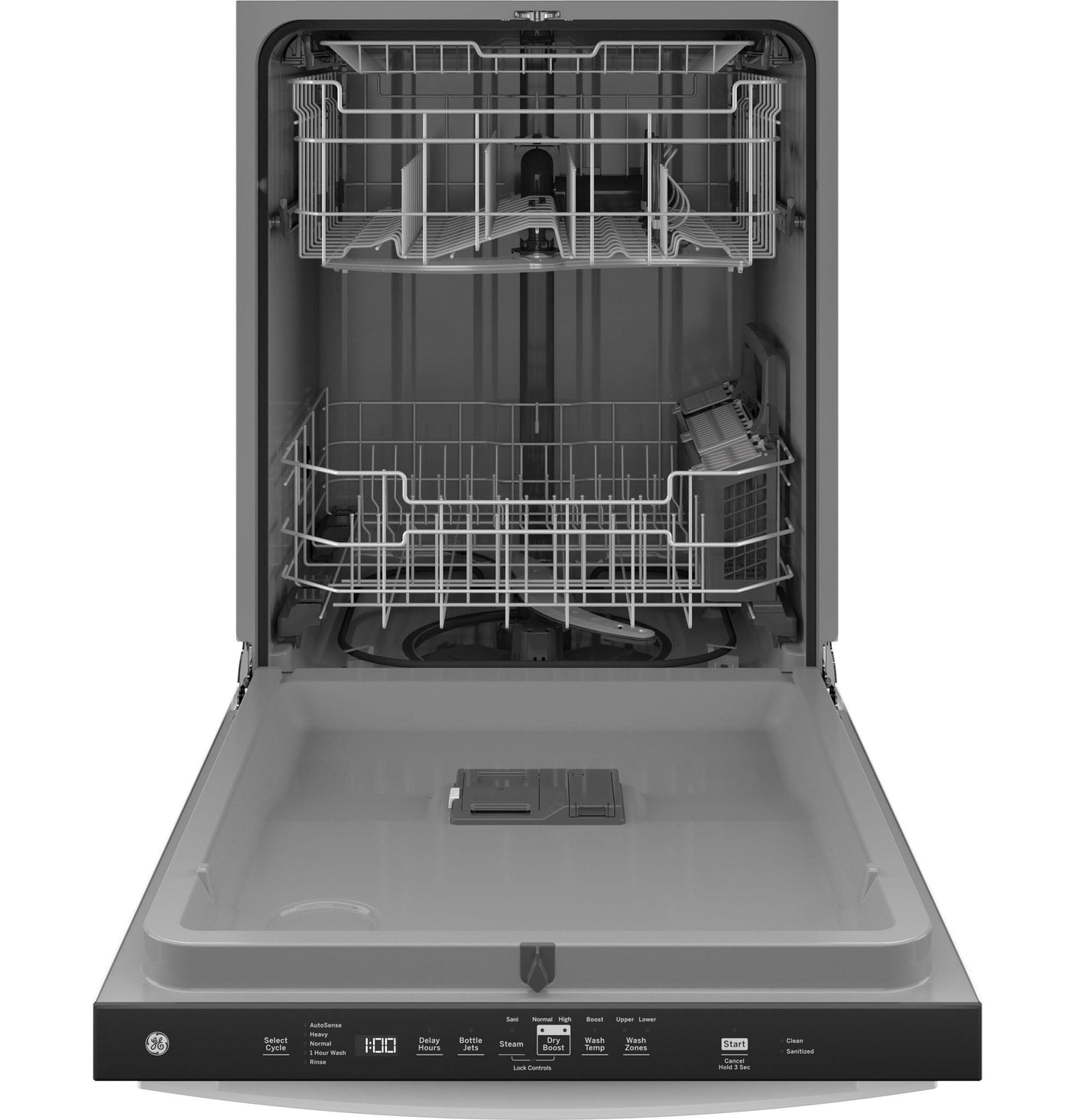 GE® ENERGY STAR® Top Control with Plastic Interior Dishwasher with Sanitize Cycle & Dry Boost