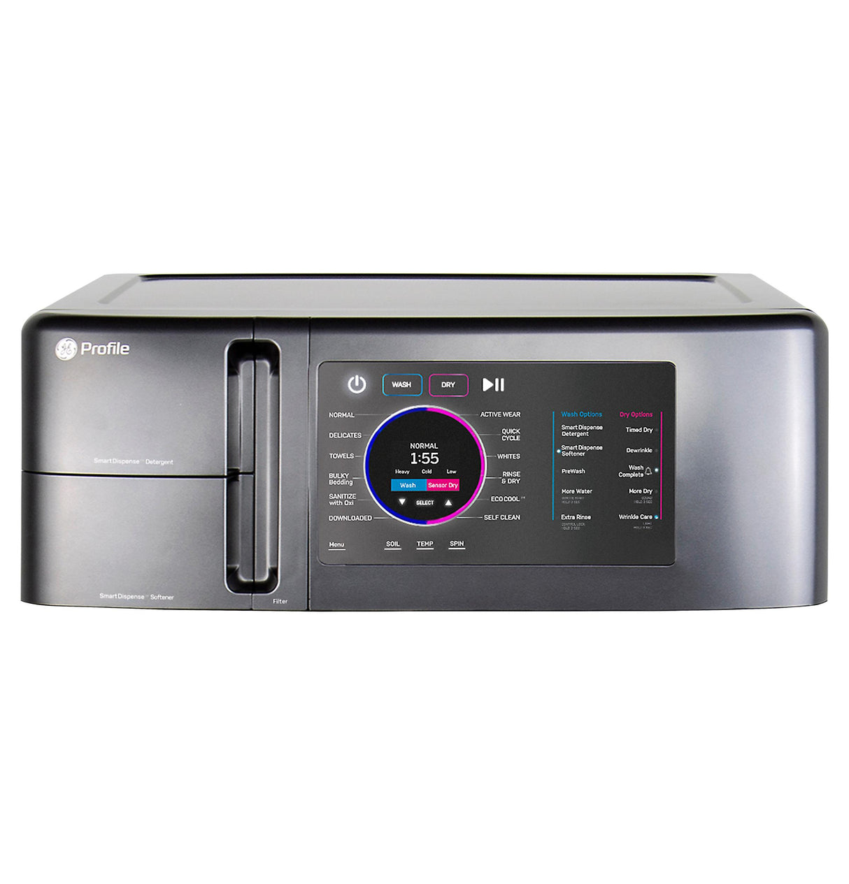 GE Profile ENERGY STAR 4.8 cu. ft. Capacity UltraFast Combo with Ventless Inverter Heat Pump Technology Washer/Dryer