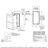 GE Profile™ 30" Smart Built-In Convection Double Wall Oven with Right-Hand Side-Swing Doors