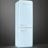 Approx 24" 50'S Style refrigerator with automatic freezer, Pastel blue, Right hand hinge