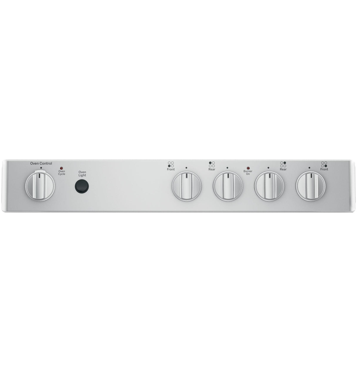 GE® ENERGY STAR® 24" Free-Standing/Slide-in Front Control Range with Steam Clean and Large Window