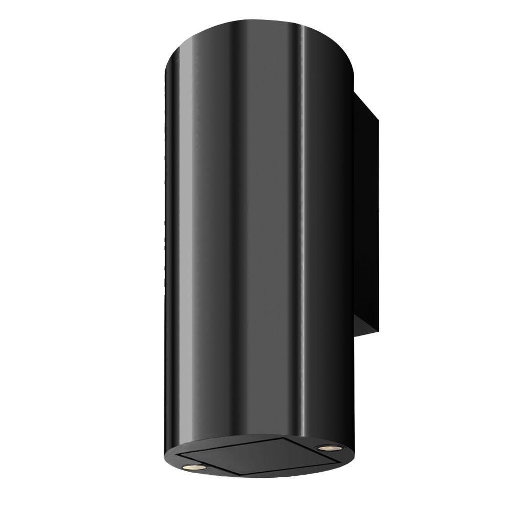 600/395 CFM Designer Cylinder Wall Mount Black