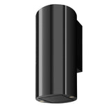 600/395 CFM Designer Cylinder Wall Mount Black