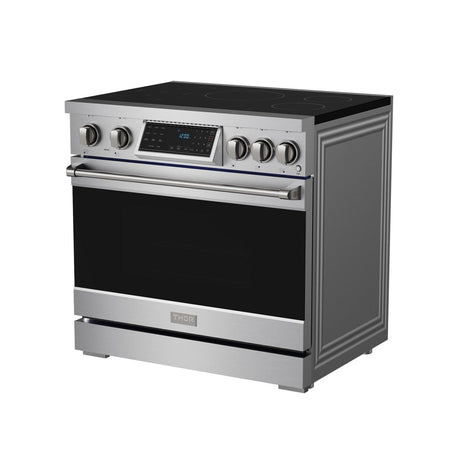 36 Inch Professional Induction Range With Tilt Panel Touch Control In Stainless Steel  Gordon Ramsay Series
