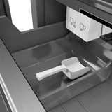 ZLINE 18 in. 8.6 cu. ft. Panel Ready Right Hinge Column Freezer with Graphite Gray Interior (RBCFVR-18)