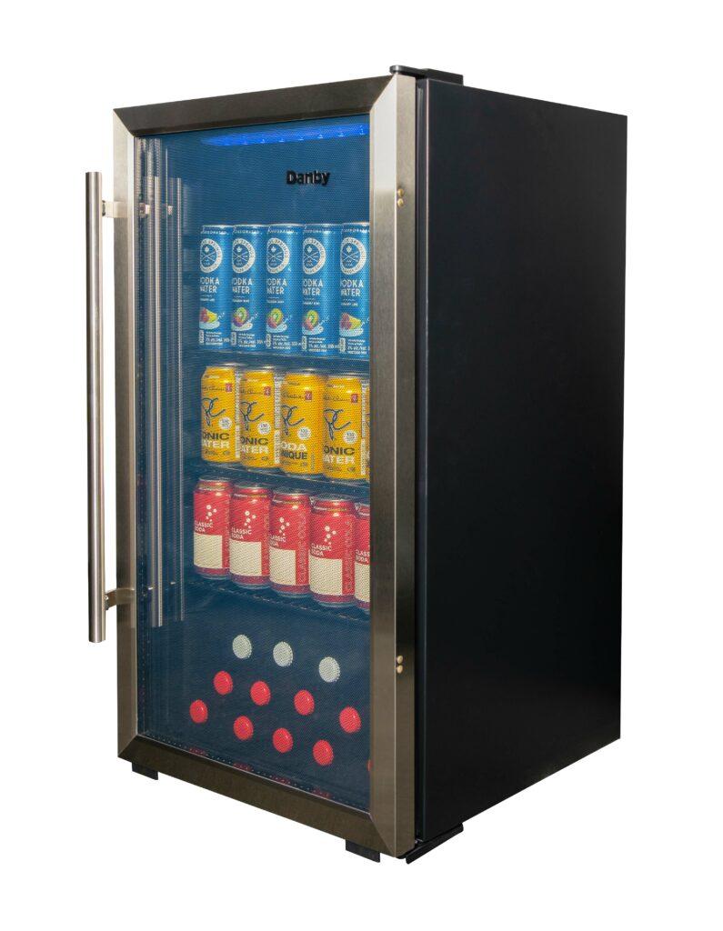 Danby 3.1 cu. ft. Free-Standing Beverage Center in Stainless Steel