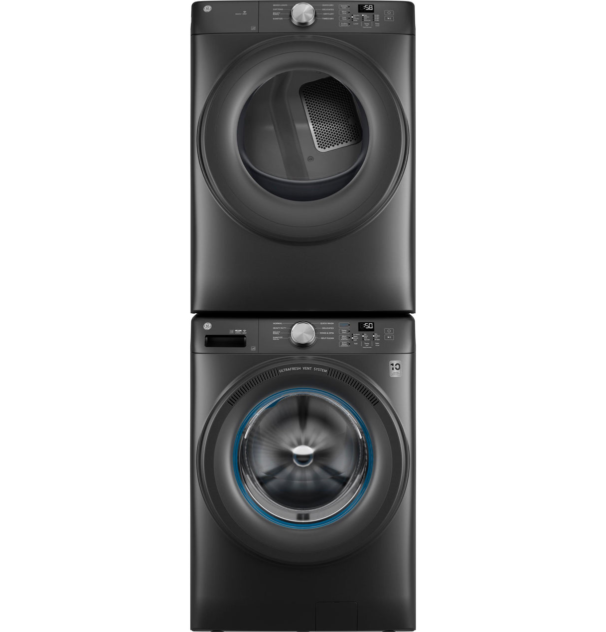 GE® ENERGY STAR® 7.8 cu. ft. Capacity Smart Front Load Electric Dryer