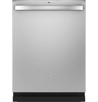 GE® ENERGY STAR® Fingerprint Resistant Top Control with Stainless Steel Interior Dishwasher with Sanitize Cycle & Dry Boost with Fan Assist