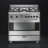 Free-Standing Dual Fuel Range, Approx 36", Stainless Steel