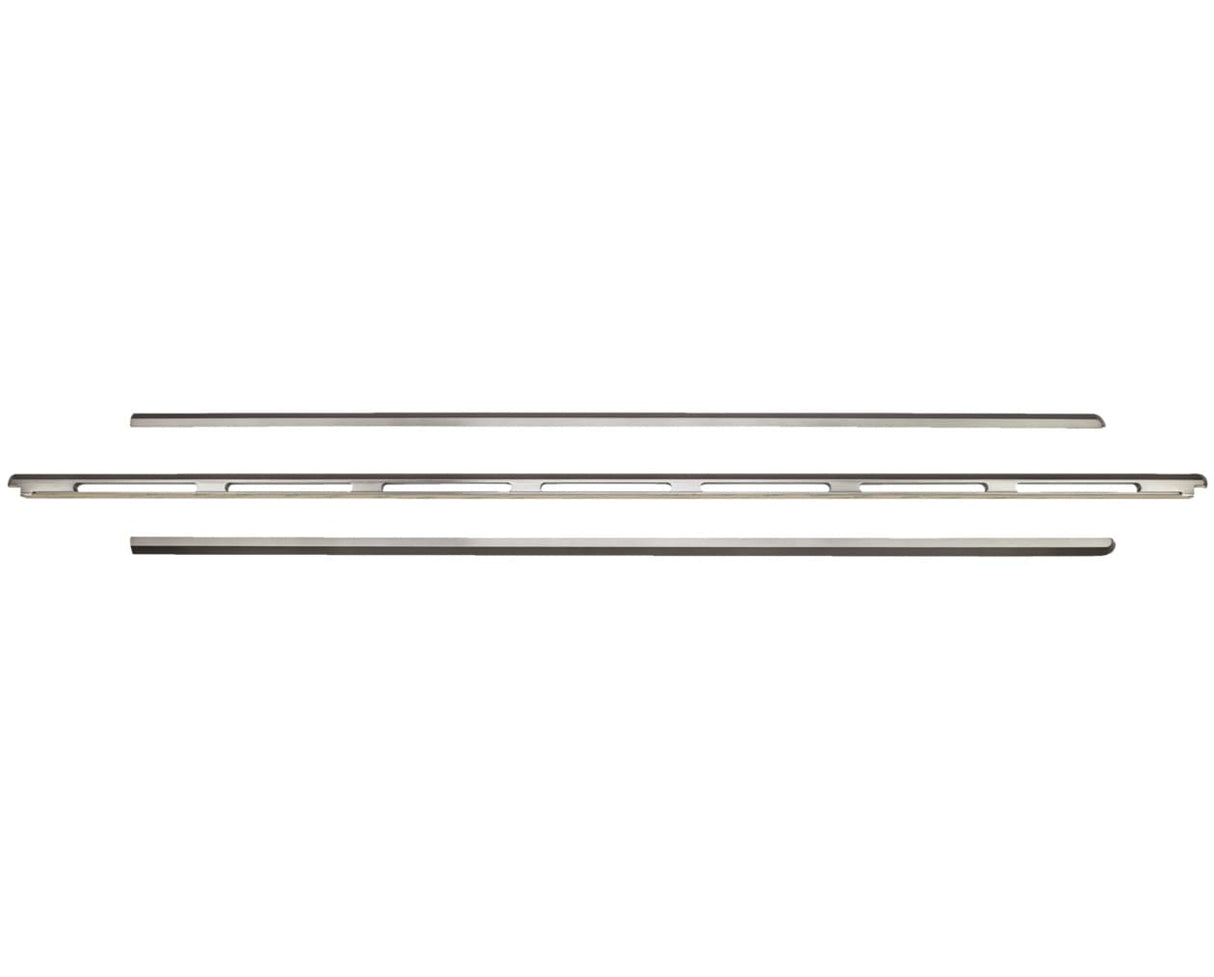 Front Control Electric and Induction Range Black Stainless Steel 3-Piece Trim Kit