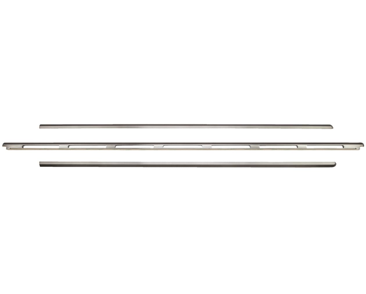 Front Control Electric and Induction Range Black Stainless Steel 3-Piece Trim Kit