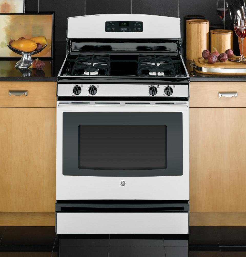 GE® 30" Free-Standing Gas Range