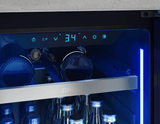 Presrv Bev Cooler, 15in UC, SS+Gls, Rvs Door, 1Z