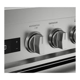Verona VUFSGE486DSS 48 inch Ultima Collection Dual Fuel Range with 6 Brass Sealed Burners, 5.8 cu. ft. Oven Capacity, Digital Clock in Stainless Steel