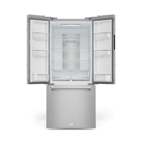30 Inch 17.5 Cu Ft French Door Counter Depth Refrigerator With Ice Maker In Stainless Steel  Gordon Ramsay Series