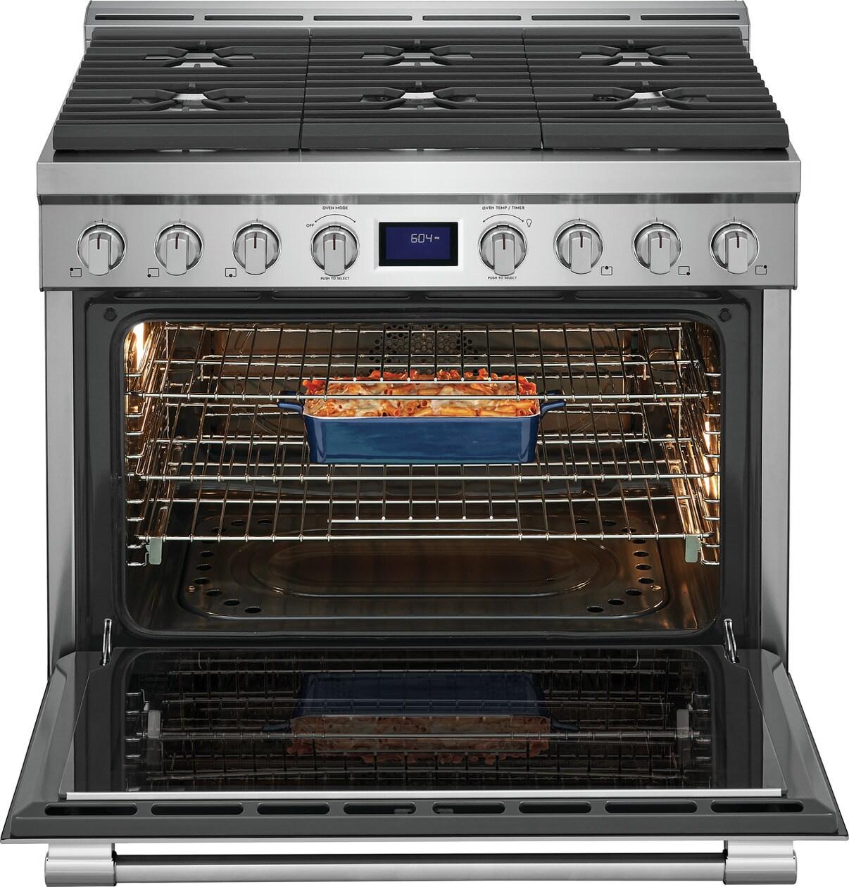 36" Front Control Freestanding Gas Range