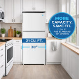 Avanti MaxxSpace Insulation™ Technology Garage-Ready Frost-Free Ice Maker-Ready Refrigerator, 21 cu. ft., ENERGY STAR, White (AVFF21DLJM0W)