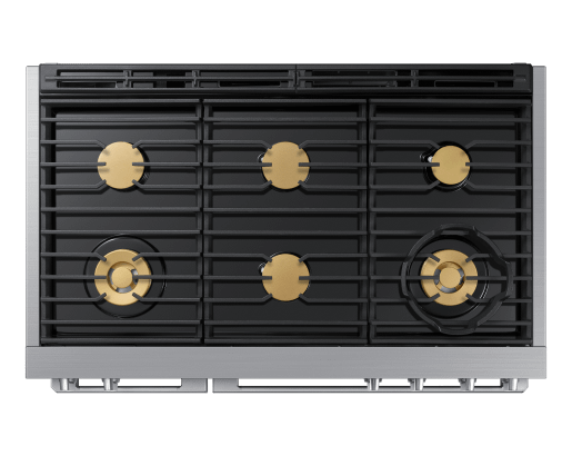 48" Gas Range, Silver Stainless, Natural Gas/Liquid Propane