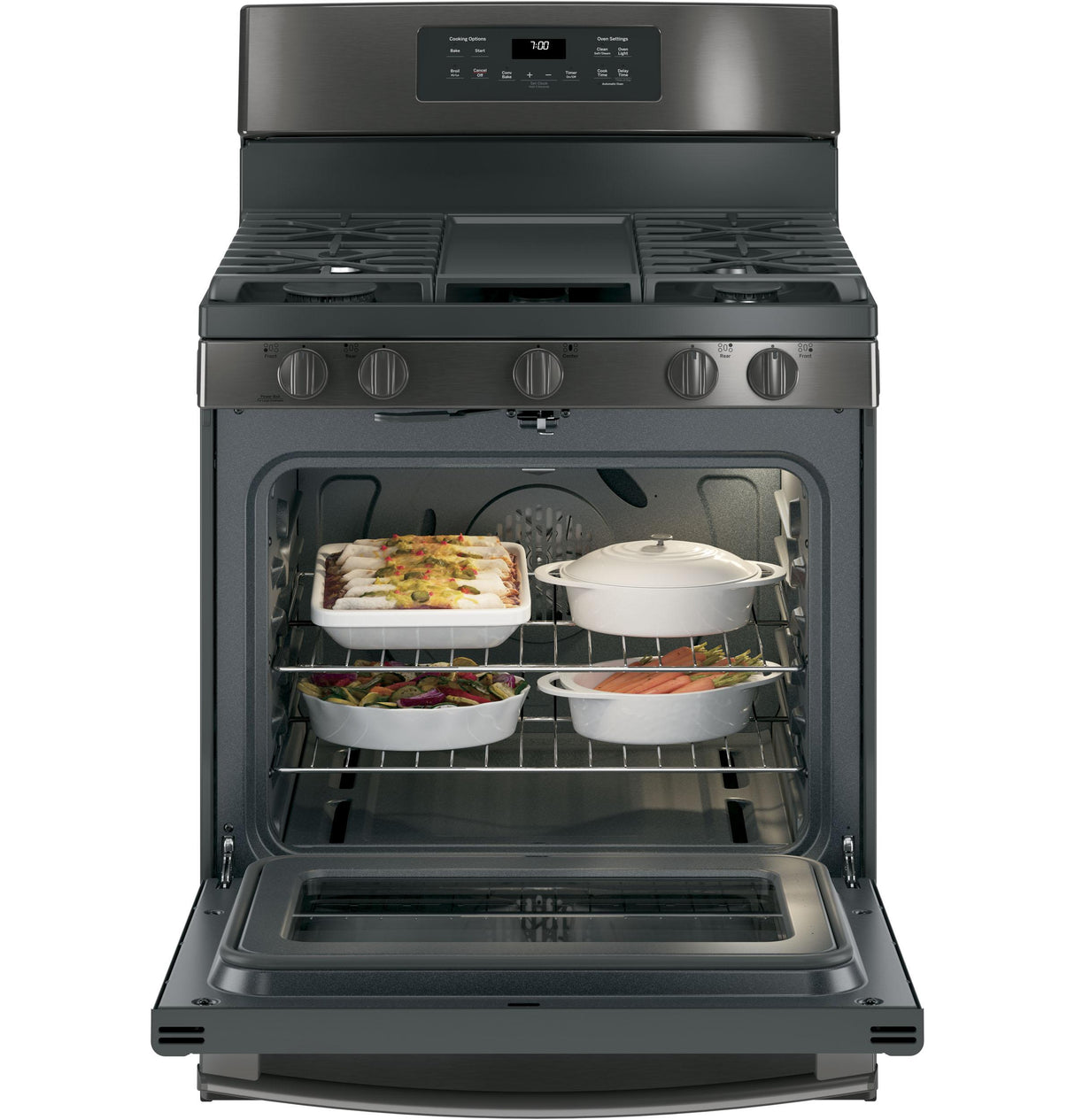 GE® 30" Free-Standing Gas Convection Range