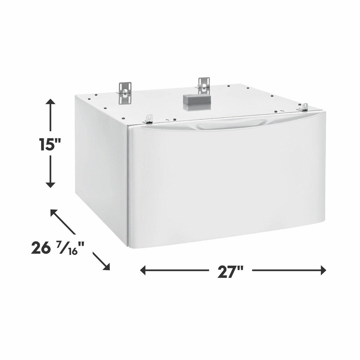 Luxury-Glide® Pedestal with Spacious Storage Drawer