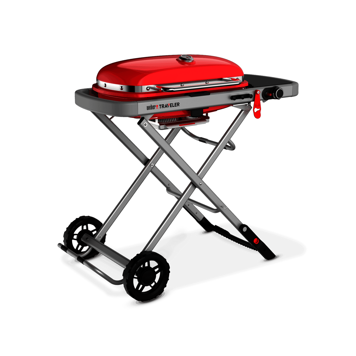 Weber Traveler® Portable Gas Grill - Red