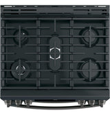 GE Profile™ 30" Smart Slide-In Front-Control Gas Double Oven Convection Range