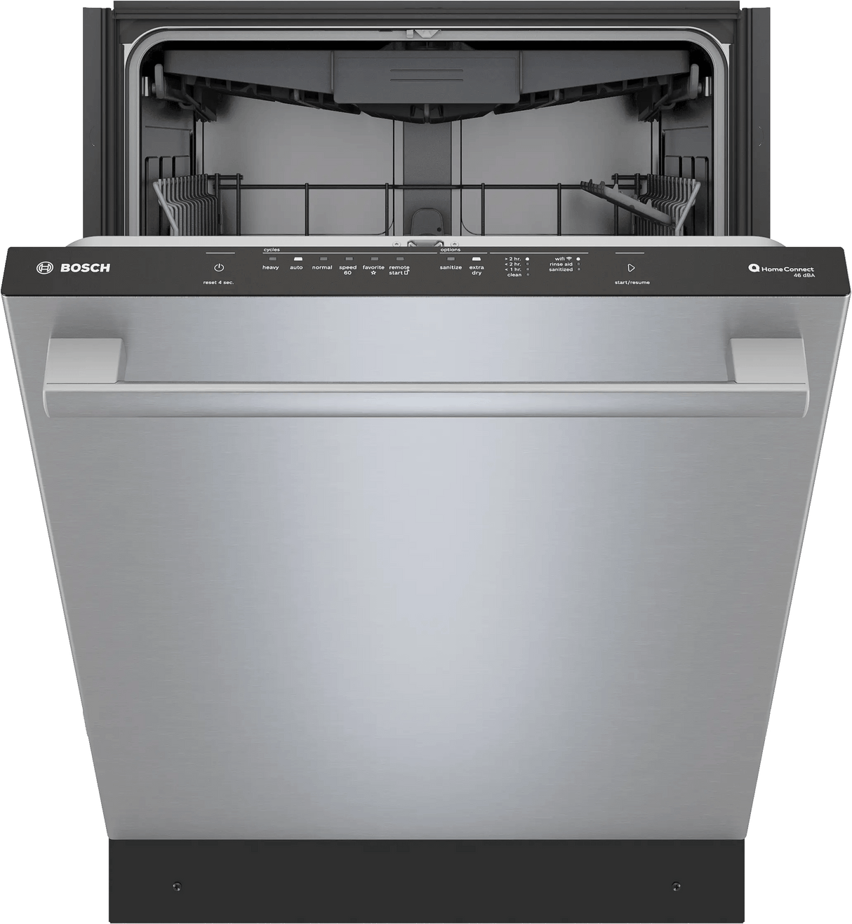 300 Series, built-under dishwasher, 24'', Brushed steel anti-fingerprint