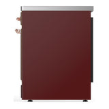 ILVE UMIB30QNR3BUP Majestic III 30 inch Induction Range with 4 Elements, 4 cu. ft. Oven Capacity (Solid Door, Burgundy, Copper)