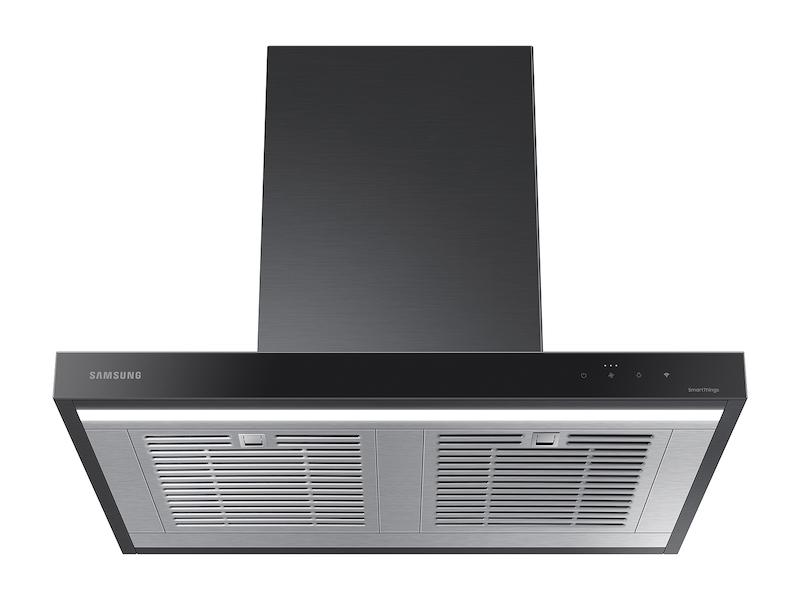 30" Bespoke Smart Wall Mount Hood in Clean Deep Charcoal