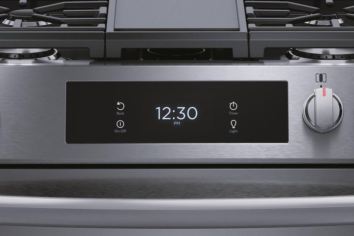 30" Front Control Gas Range with Total Convection