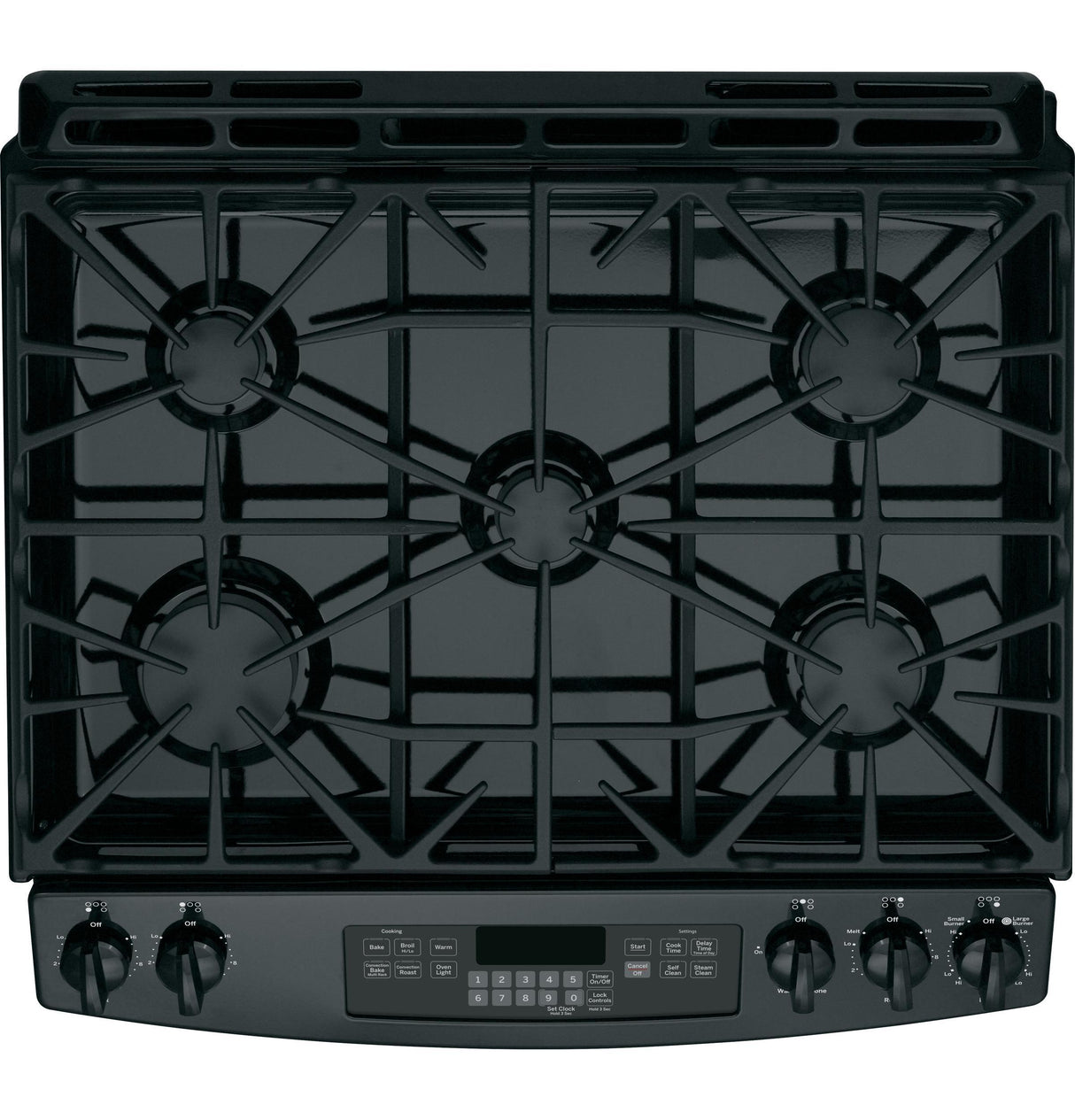 GE® 30" Slide-In Front Control Gas Range