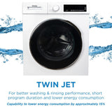 Danby 24-inch, 2.2 cu. ft. Stackable Front Load Washer with Steam in White