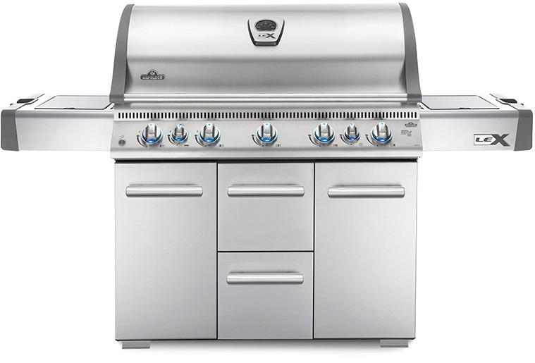 LEX 730 RSBI Stainless Steel with Side Burner and Infrared Bottom & Rear Burners