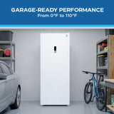 Avanti MaxxSpace Insulation™ Technology Garage-Ready Frost-Free Convertible Upright Freezer, 23 cu. ft., ENERGY STAR, White (AV230VFLJM0W)